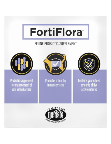 Suplemento Probiótico FortiFlora Purina Pro Plan 30 Unidades