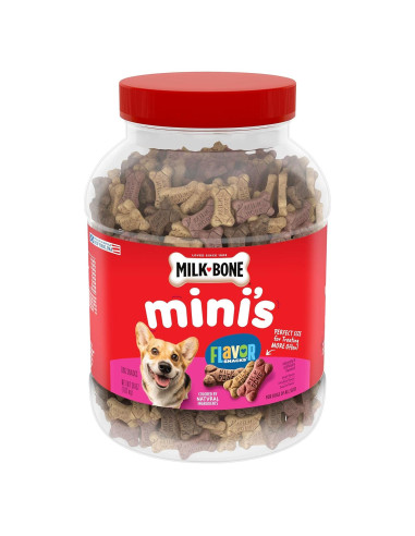 Galletas para Perros Milk-Bone Mini's 1,02 kg Sabor Carne, Pollo, Tocino