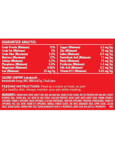 Galletas para Perros Milk-Bone Mini's 1,02 kg Sabor Carne, Pollo, Tocino