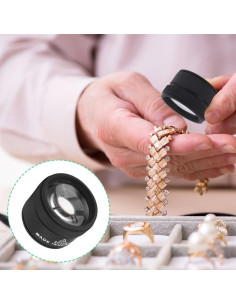 Lupa de Aumento 30X Lwuey - Lente de Joyero Portátil 2