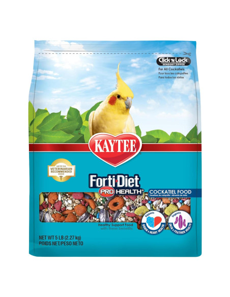 Comida para Cotorras Kaytee Forti-Diet 2.27 kg Nutrición Saludable