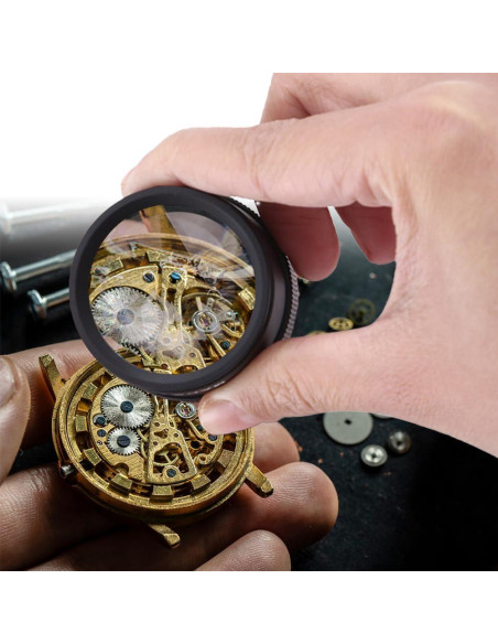 Lupa de Aumento 30X Lwuey - Lente de Joyero Portátil