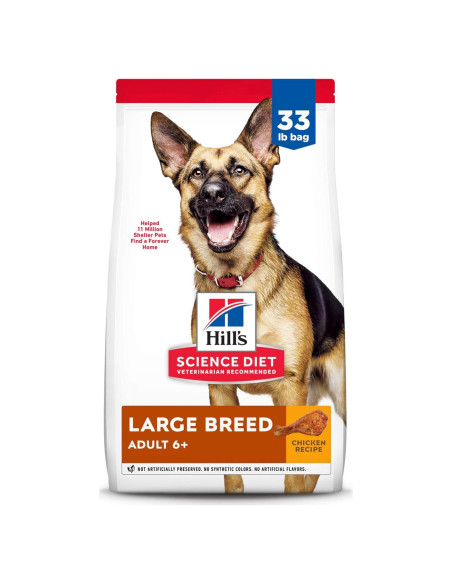 Comida Seca para Perros Adulto Mayor 6+ Hill's 14.97 kg Pollo