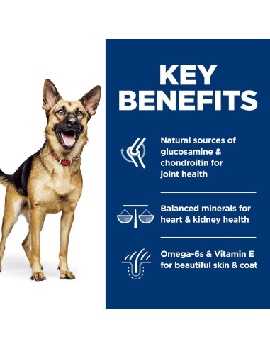 Comida Seca para Perros Adulto Mayor 6+ Hill's 14.97 kg Pollo