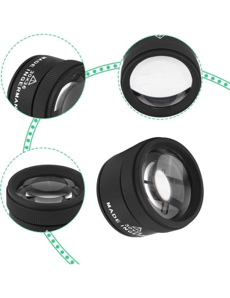 Lupa de Aumento 30X Lwuey - Lente de Joyero Portátil