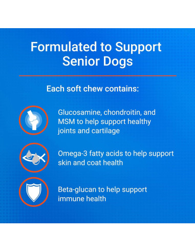 Cosequin Suplemento Articular para Perros Mayores 60 Chews