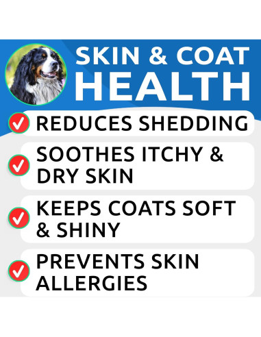 BARK&SPARK Omega 3 para Perros 180 Golosinas Salmón