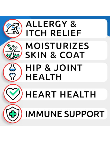 BARK&SPARK Omega 3 para Perros 180 Golosinas Salmón