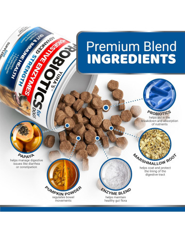 Probioticos para Perros YUMA'S 170 Masticables Pollo