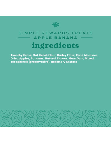 Golosinas Oxbow para Conejos y Cobayas Manzana y Plátano 85g