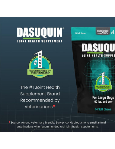 Suplemento Articular Nutramax Dasuquin Perro Grande 84 Masticables