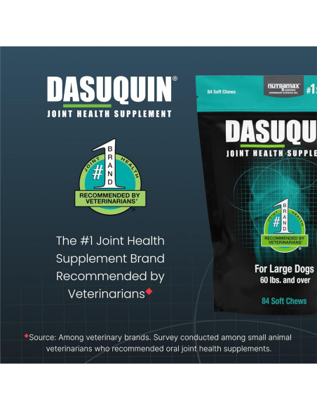 Suplemento Articular Nutramax Dasuquin Perro Grande 84 Masticables