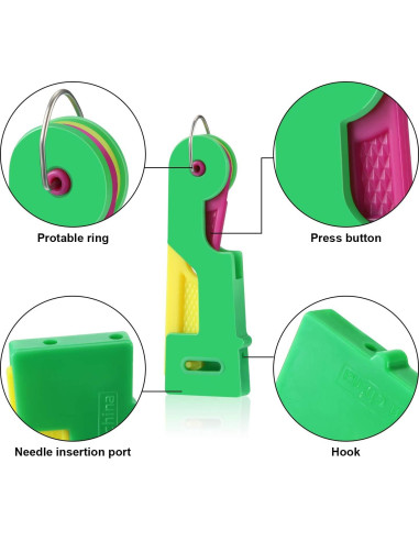 Kit de Herramientas de Costura Mudder 46 Piezas con Enhebradores