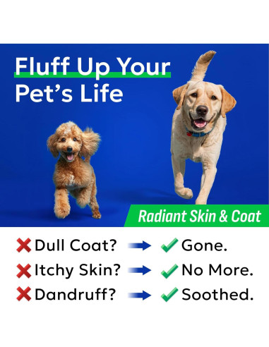 Aceite de Pescado Bark&Spark 240ml Omega-3 para Mascotas