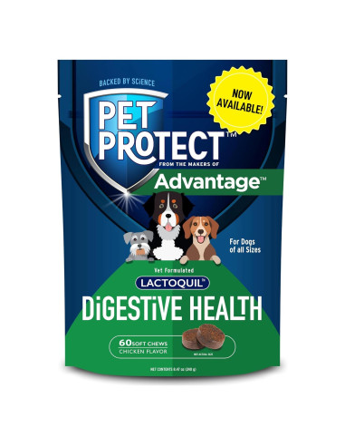 Suplemento Digestivo Pet Protect Elanco 60 Masticables Pollo