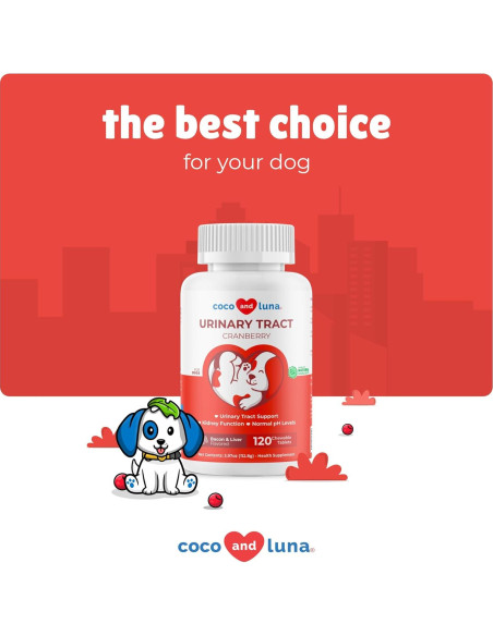 Tabletas Masticables VITA PET LIFE 120g Soporte Urinario Perros