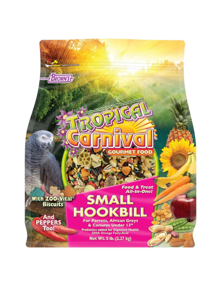 Alimento Gourmet para Aves F.M. Brown 2,27 kg para Loros