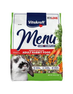 Alimento Premium para Conejos Vitakraft 2,27 kg - Mezcla de Pellets y Verduras