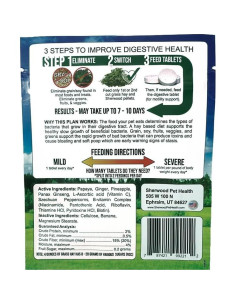 Tabletas Digestivas Sherwood Pet Health Papaya 100 Unidades 2