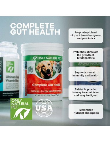 Suplemento Digestivo para Perros y Gatos Only Natural Pet 99g