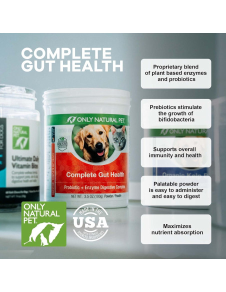 Suplemento Digestivo para Perros y Gatos Only Natural Pet 99g