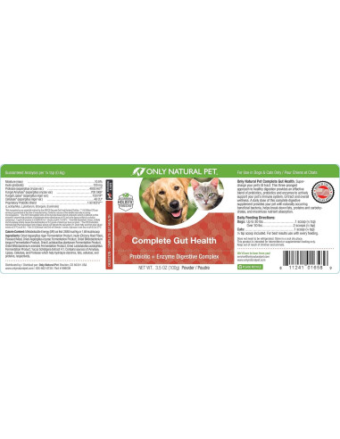 Suplemento Digestivo para Perros y Gatos Only Natural Pet 99g