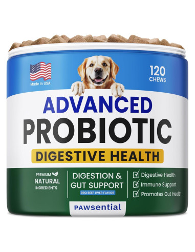 Probioticos para Perros Bark&Spark 120 Masticables Digestivos