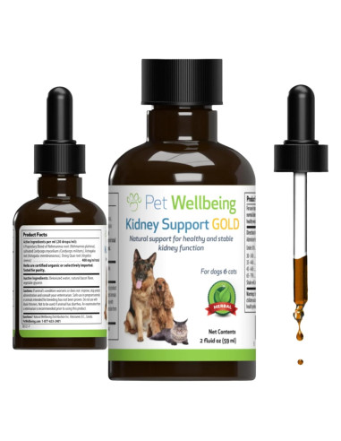 Suplemento Herbal Pet Wellbeing Apoyo Renal 59 ml