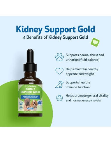 Suplemento Herbal Pet Wellbeing Apoyo Renal 59 ml