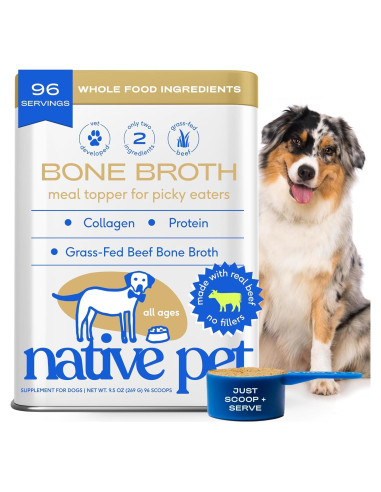 Caldo de Hueso para Perros y Gatos Native Pet 96 Porciones