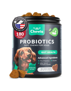 Golosinas Probioticas para Perros Chewia 180 Unidades Pato