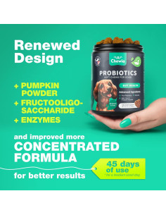 Golosinas Probioticas para Perros Chewia 180 Unidades Pato 2