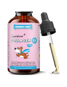 Colágeno Líquido para Perros Wonder Paws - 600 mg - Salud Articular y Piel
