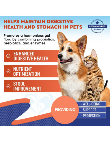Probioticos y Prebioticos para Perros y Gatos 120ml