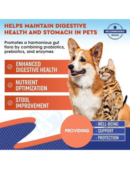 Probioticos y Prebioticos para Perros y Gatos 120ml