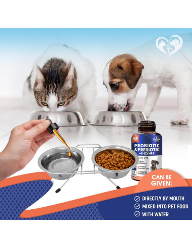 Probioticos y Prebioticos para Perros y Gatos 120ml
