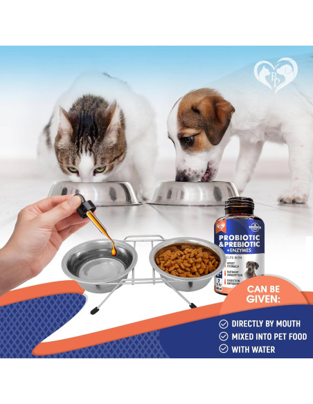 Probioticos y Prebioticos para Perros y Gatos 120ml
