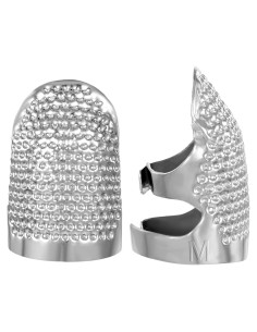 2 Dedales Ajustables InnoHHustle para Costura Sashiko - Acero Inoxidable