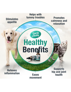 Aceite de Cáñamo Charlie & Buddy para Perros y Gatos 80ml 2