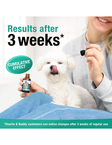 Aceite de Cáñamo Charlie & Buddy para Perros y Gatos 80ml