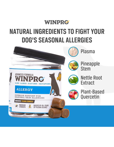 WINPRO Suplemento Masticable para Perros 60 Unidades