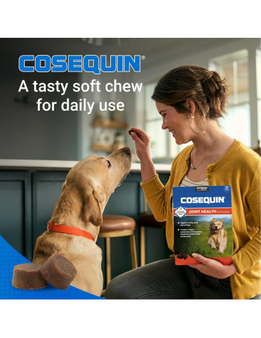 Cosequin DS Plus MSM Nutramax 60 Masticables Suaves Perros