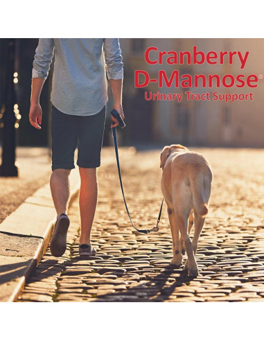 Suplemento D-Mannosa Arándano 120 Masticables para Gatos y Perros