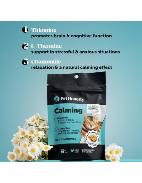 Masticables Calmantes para Gatos Pet Honesty - Pollo 30ct