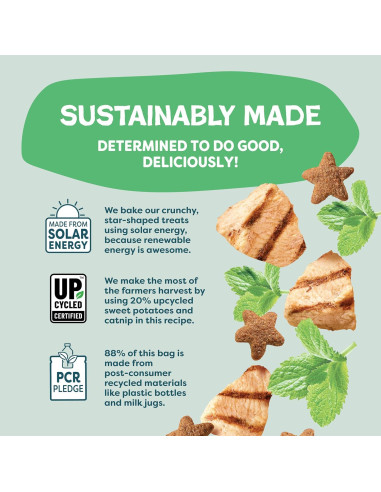 Golosinas para Gatos Shameless Pets 3x2.5oz Pollo Catnip