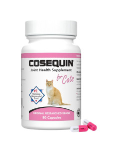 Suplemento Articular Cosequin para Gatos Nutramax 80 Cápsulas