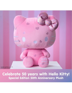 Peluche Hello Kitty 50 Aniversario GUND 30.48 cm Rosa 2