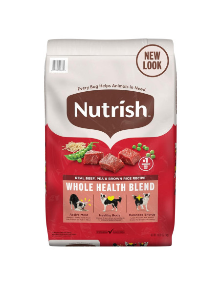 Comida Seca para Perros Nutrish Rachael Ray 12,7 kg Res Guisante
