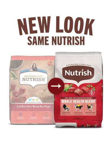 Comida Seca para Perros Nutrish Rachael Ray 12,7 kg Res Guisante