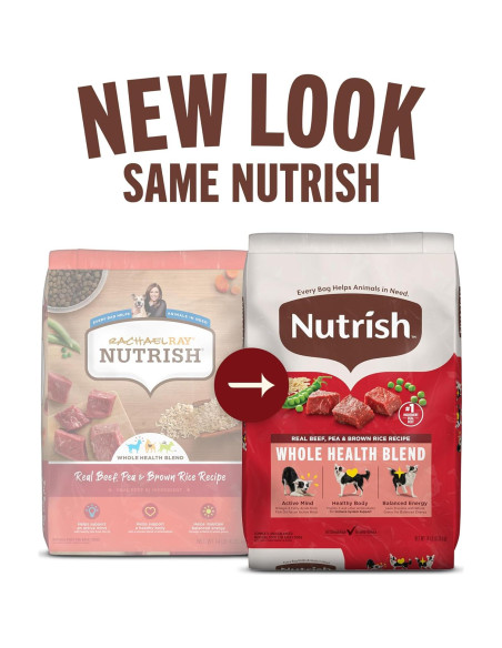 Comida Seca para Perros Nutrish Rachael Ray 12,7 kg Res Guisante